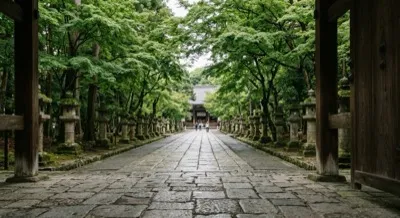 A Japanese temple visit